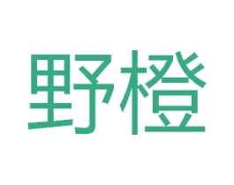 野橙 第24类布料床单商标图样