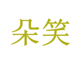 朵笑 第26类花边配饰商标图样