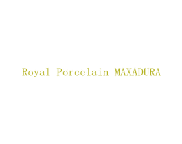 ROYAL PORCELAIN MAXADURA 第16类办公工具商标图样