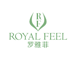 罗雅菲 RF ROYAL FEEL 第24类布料床单商标图样