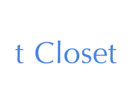 T CLOSET 第25类服装鞋帽商标图样