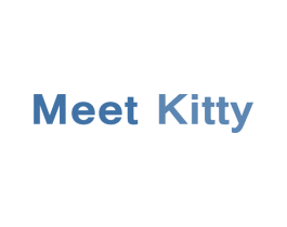 MEET KITTY 第25类服装鞋帽商标图样
