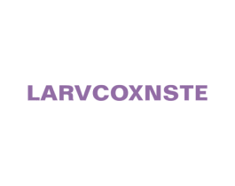 LARVCOXNSTE 第25类服装鞋帽商标图样