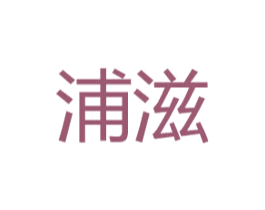 浦滋 第16类办公工具商标图样
