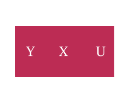 YXU 第18类皮革箱包商标图样