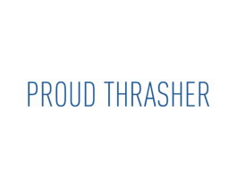 PROUD THRASHER 第25类服装鞋帽商标图样