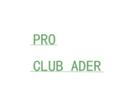 PRO CLUB ADER 第25类服装鞋帽商标图样