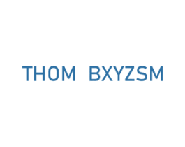 THOM BXYZSM 第25类服装鞋帽商标图样