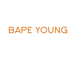 BAPE YOUNG 第25类服装鞋帽商标图样