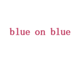 BLUE ON BLUE 第35类广告贸易商标图样