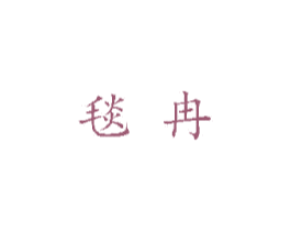 毯冉 第27类地毯席垫商标图样