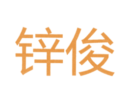 锌俊 第25类服装鞋帽商标图样