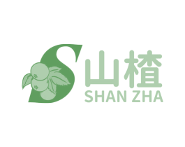 山楂 第22类绳网袋篷商标图样