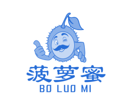 菠萝蜜 第22类绳网袋篷商标图样