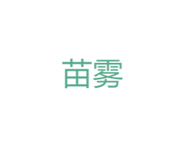 苗雾 第25类服装鞋帽商标图样