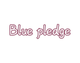BLUE PLEDGE 第14类珠宝钟表商标图样