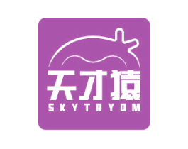 天才猿 SKYTRYOM 第35类广告贸易商标图样
