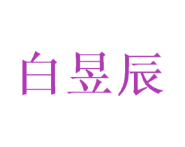 白昱辰 第25类服装鞋帽商标图样