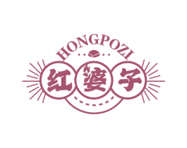 红婆子 第30类小食配料商标图样