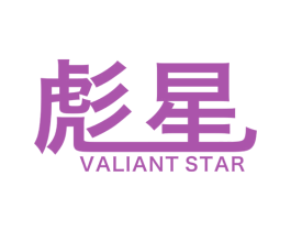 彪星 VALIANT STAR 第12类运输工具商标图样