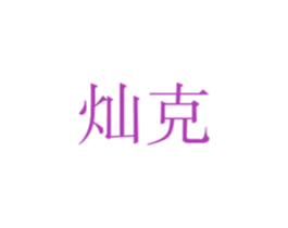 灿克 第9类科学仪器商标图样