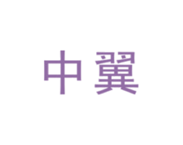 中翼 第16类办公工具商标图样