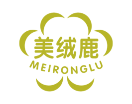 美绒鹿 第24类布料床单商标图样