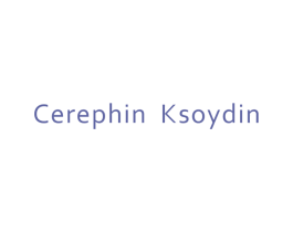 CEREPHIN KSOYDIN 第35类广告贸易商标图样