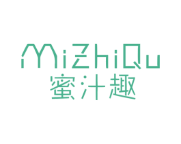 蜜汁趣 第30类小食配料商标图样