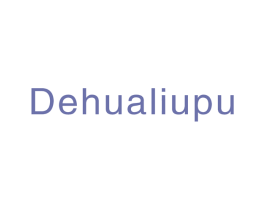 DEHUALIUPU 第25类服装鞋帽商标图样