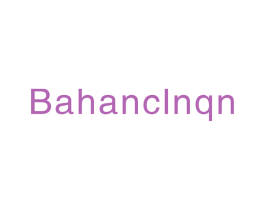 BAHANCLNQN 第25类服装鞋帽商标图样