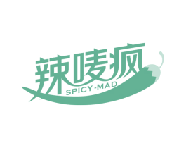 辣唛疯 SPICY-MAD 第30类小食配料商标图样