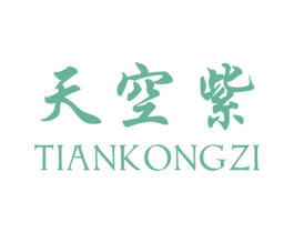 天空紫 第25类服装鞋帽商标图样