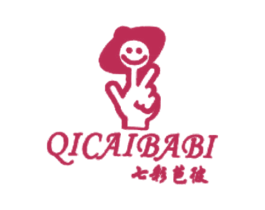七彩芭彼 第25类服装鞋帽商标图样