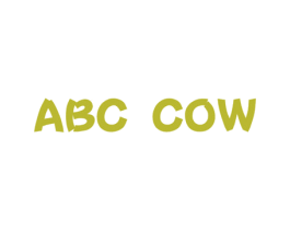 ABC COW 第18类皮革箱包商标图样