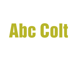 ABC COLT 第41类教育娱乐商标图样