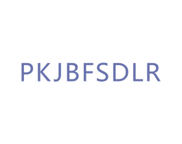 PKJBFSDLR 第40类材料处理商标图样