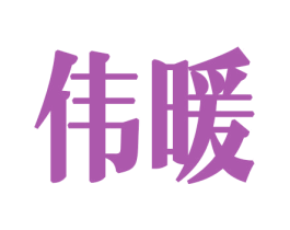 伟暖 第30类小食配料商标图样