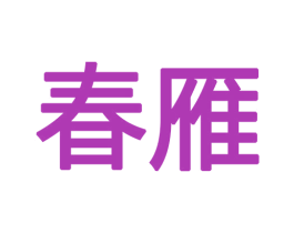 春雁 第12类运输工具商标图样
