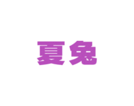 夏兔 第12类运输工具商标图样
