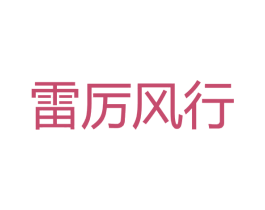 雷厉风行 第12类运输工具商标图样