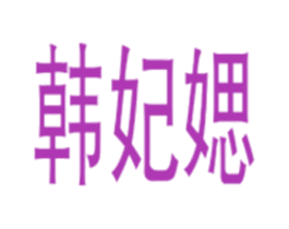 韩妃媤 第25类服装鞋帽商标图样