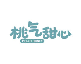 桃气甜心 PEACH HONEY 第43类餐饮酒店商标图样