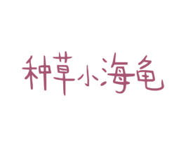 种草小海龟 第41类教育娱乐商标图样