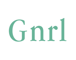 GNRL 第25类服装鞋帽商标图样