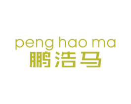 鹏浩马 第25类服装鞋帽商标图样