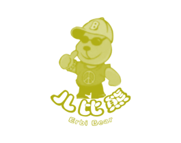 B 儿比熊 ERBI BEAR 第25类服装鞋帽商标图样