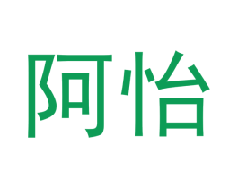 阿怡 第22类绳网袋篷商标图样