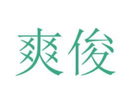 爽俊 第28类体育玩具商标图样