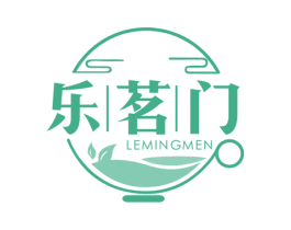 乐|茗|门 第30类小食配料商标图样